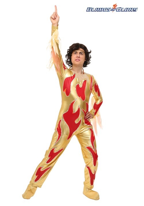 Men's Plus Size Blades of Glory Fire Jumpsuit