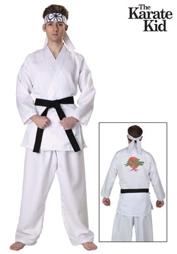 Men's Karate Kid Plus Size Daniel San Costume-1