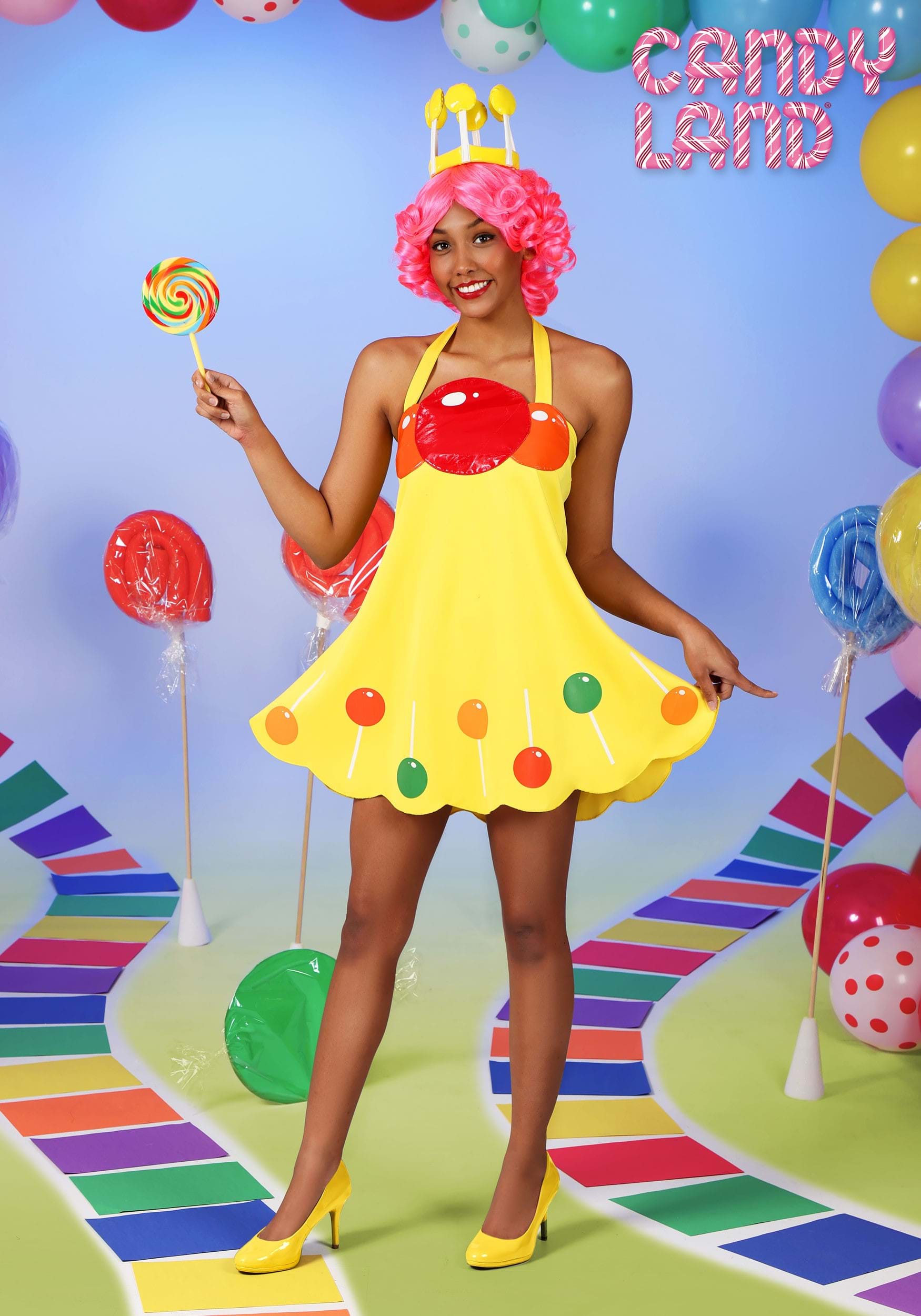 Jumbo Plastic Lollipop Fake Candy Sweet Fancy Dress Costume Prop Accessory