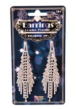 Fancy Flapper Costume Earrings