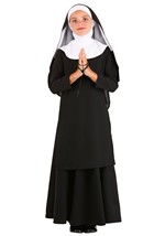 Kids Deluxe Nun Costume Alt 1
