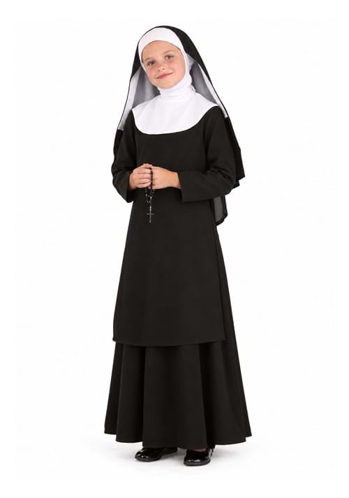 Kids Deluxe Catholic Nun Costume Upd 1