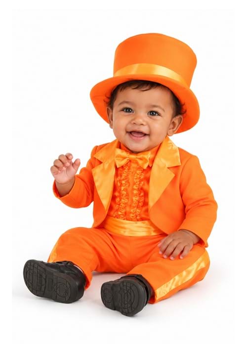 Orange Suit Infant Costume New Main
