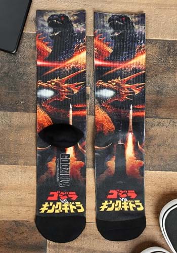 Godzilla Men's Sublimated Socks