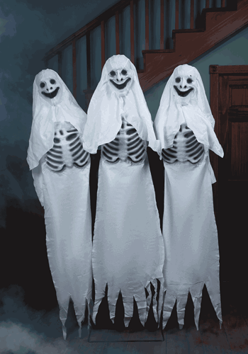 6' Animatronic Ghostly Trio Decoration-1