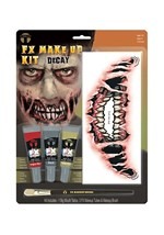 Big Mouth Decay Temporary Face Tattoo