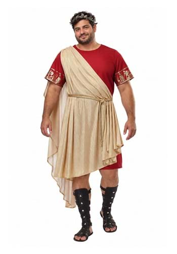 Plus Size Roman Toga Mens Costume New Main
