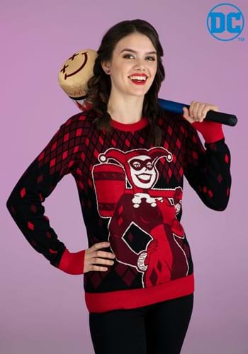 Harley Quinn Hammer Time Ugly Sweater UPD 1