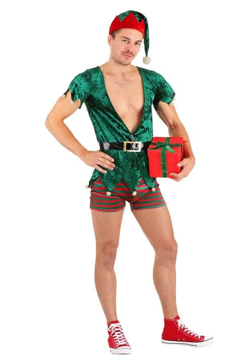 Men's Sexy Christmas Elf Costume