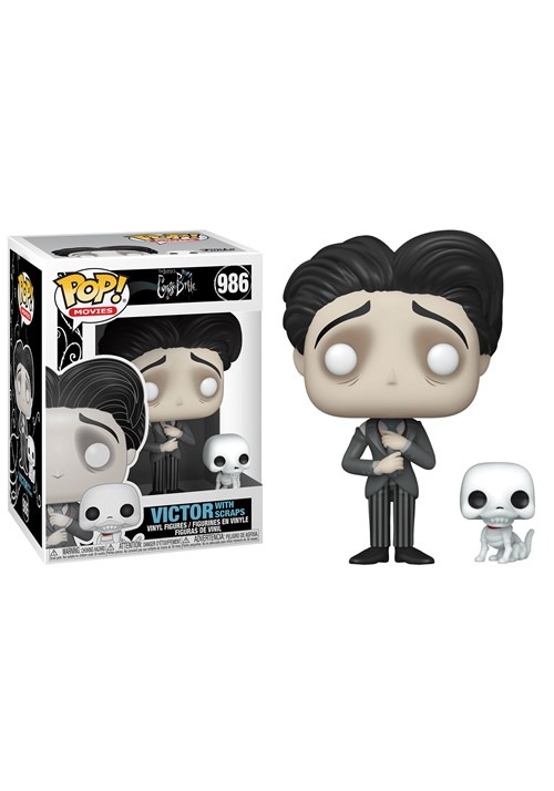 Funko POP! Movies: Corpse Bride - Victor with Scraps Figure