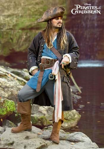 Fantasia de pirata masculina - Adult Captain Cutthroat Pirate Costume