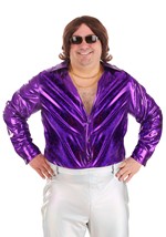 Men's Plus Size Shattered Glass Disco Shirt Alt 5