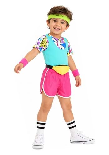 Toddler Work It Out 80s Costume New Main