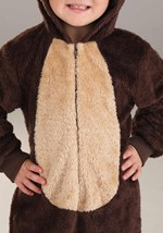 Toddler Brown Bear Jumpsuit Costume Alt 2