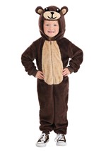 Toddler Brown Bear Jumpsuit Costume Alt 4