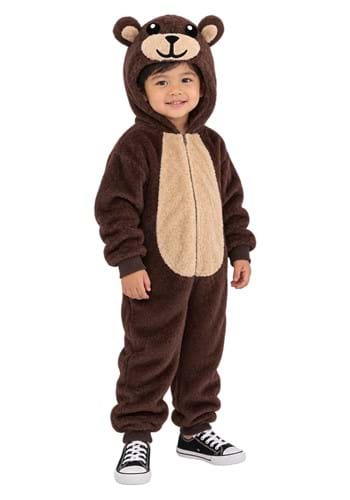 Brown Bear Toddler Jumpsuit Costume New Main