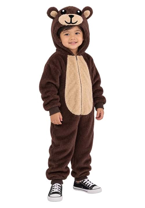 Brown Bear Toddler Jumpsuit Costume New Main