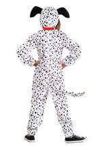 Girl's Cozy Dalmatian Jumpsuit Costume Alt 2