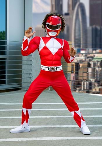 Power Rangers Boys Red Ranger Costume-2