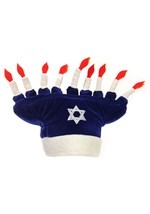 Happy Chanukah Plush Hat Alt 2