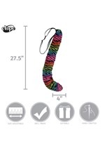 Neon Rainbow Tiger Deluxe Plush Tail Alt 4