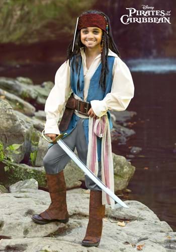 Captain Jack Sparrow Costume for Kids-2