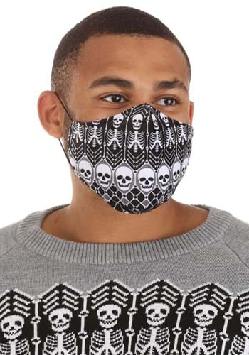 Adult Skeletons Pattern Sublimated Face Mask Alt 4 upd