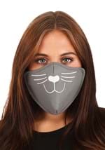 Adult Cat Face Mask Gray