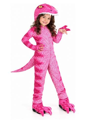Girls Daring Dinosaur Deluxe Costume UPD 1