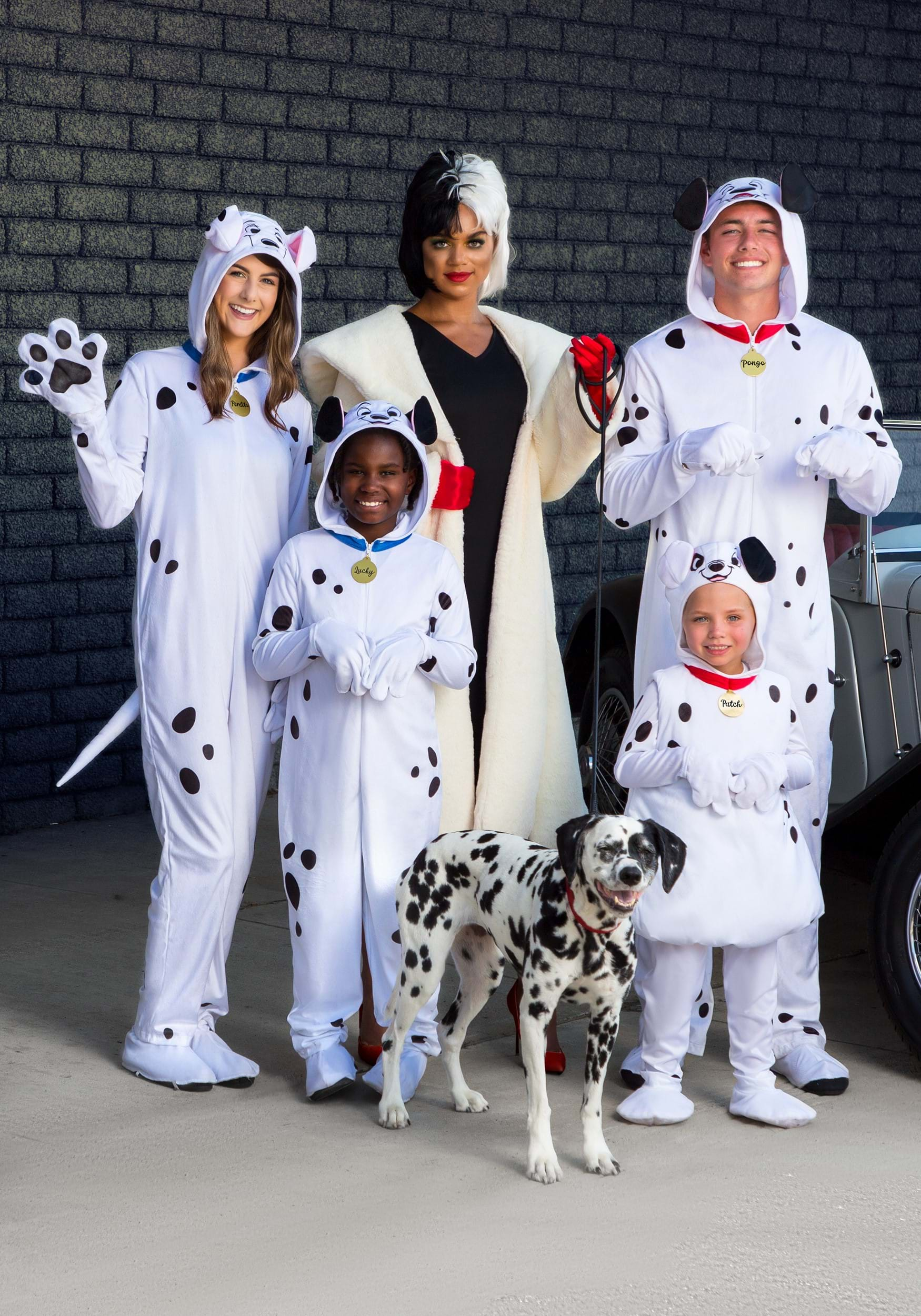 Adult 101 Dalmatians Pongo Costume Onesie