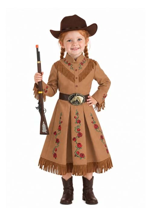 Toddler Annie Oakley Cowgirl Costume UPD 1