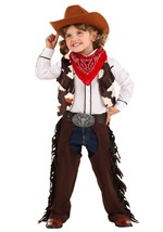 Toddler Cowgirl Chaps Costume Alt 1