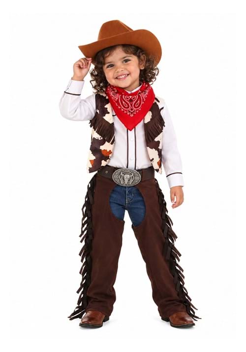 Toddler Cowgirl Chaps Costume Upd 1