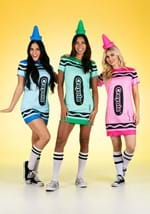 Women's Green Crayola Crayon Costume Alt 1