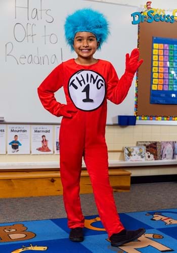Thing 1 2 Costume for Kids-0