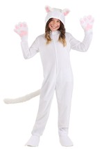 Kid's White Cat Costume Alt 7