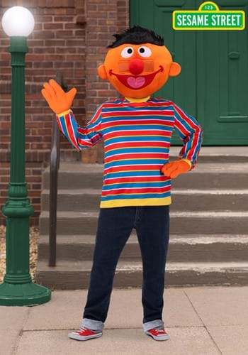 Plus Size Sesame Street Ernie Mascot Costume