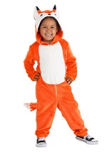 Toddler Fox Onesie Costume Alt 5