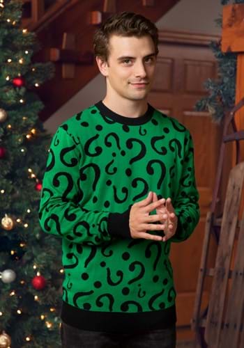 The Riddler Christmas Sweater for Adults Alt 1