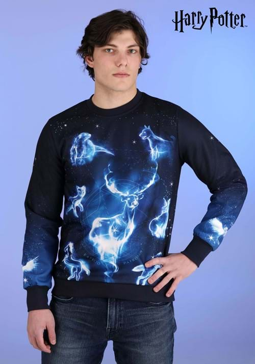 Adult Harry Potter Patronus Ugly Sweatshirt-2 upd-0