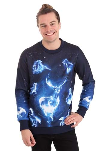 Adult Harry Potter Patronus Ugly Sweatshirt alt 12