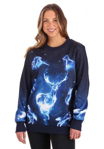 Adult Harry Potter Patronus Ugly Sweatshirt alt 13