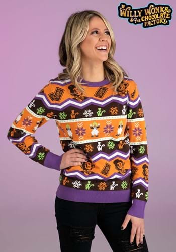Willy Wonka Ugly Adult Sweater UPD 1