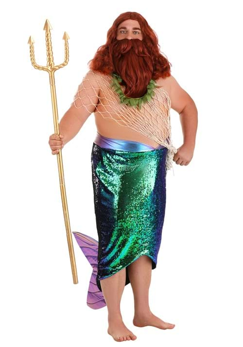 Plus Size Salty Merman Costume