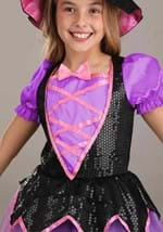 Girls Pink Light Up Witch Costume Alt 3