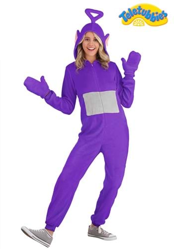 Adult Teletubbies Tinky Winky Jumpsuit Costume