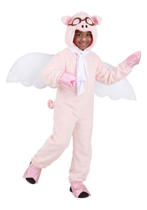 Kids Flying Pig Costume New Main