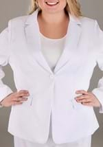 Plus Size Women's White Suit Alt 4