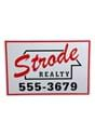 Halloween Strode Realty Metal Sign