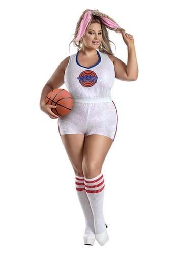 Womens Plus Size Basketball Bunny Costume